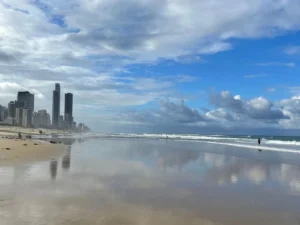 Gold Coast Beach, Gold Coast, Australia - March 2024