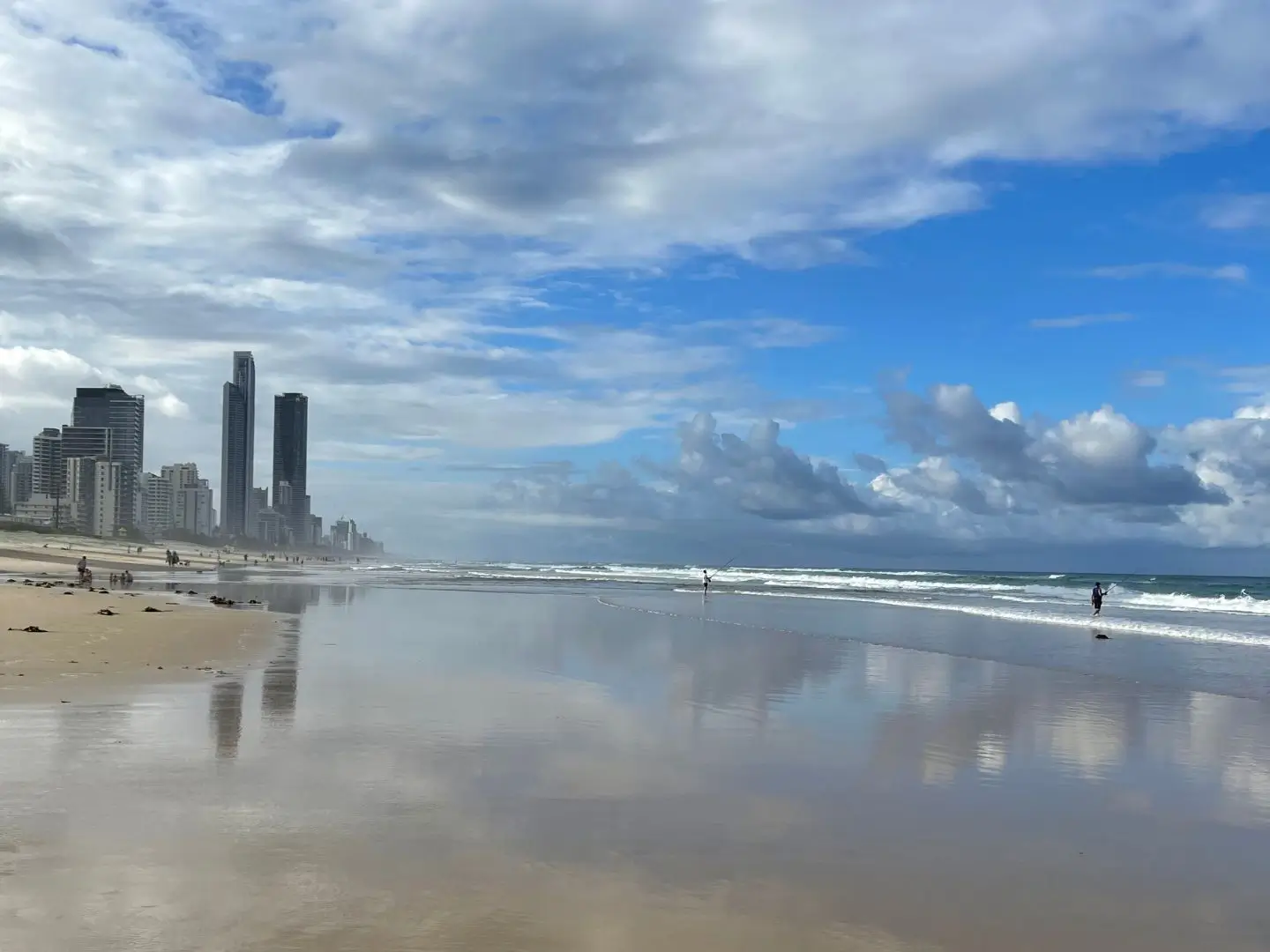 Gold Coast Beach, Gold Coast, Australia - March 2024
