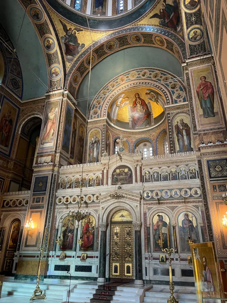 Holy Metropolitan Church, Athens, Greece - June 2021