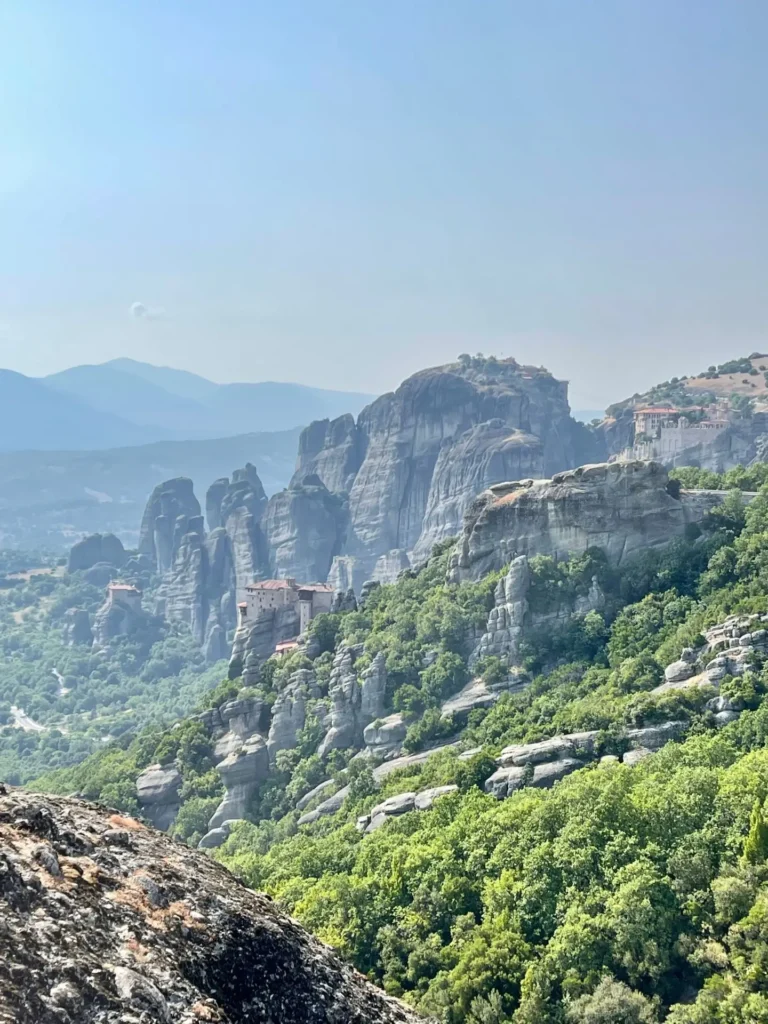 Monasteries, Meteora, Greece - July 2021