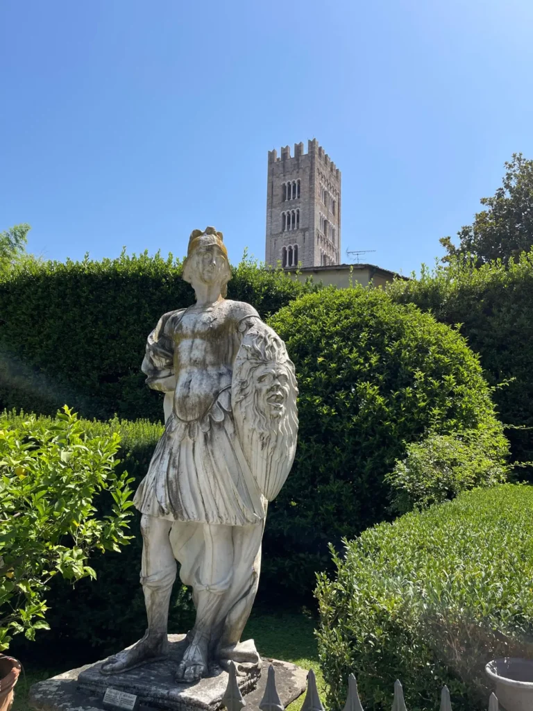 Giardini di palazzo Pfanner, Lucca, Italy - July 2023