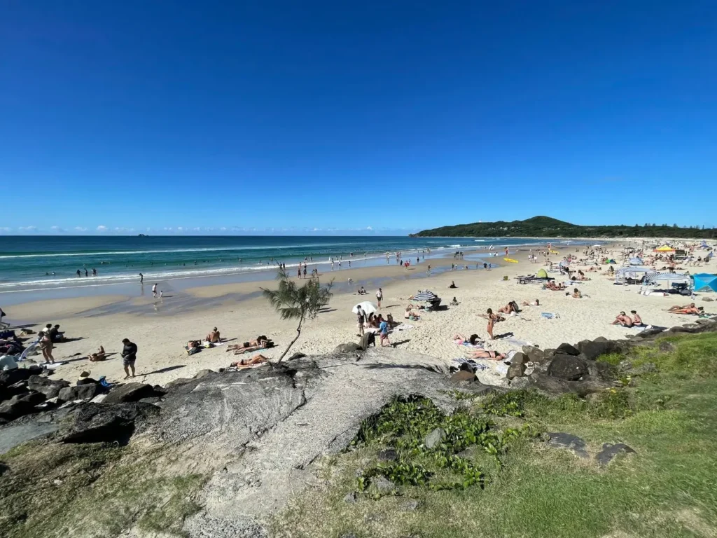 Beach, Byron Bay, Australia - March 2024