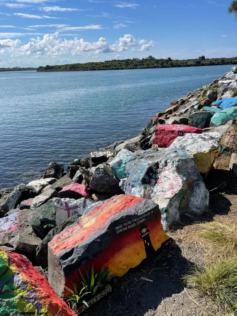 Rocks, Port Macquarie, Australia - April 2024
