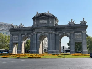 Alcala Gate, Madrid, Spain - August 2025