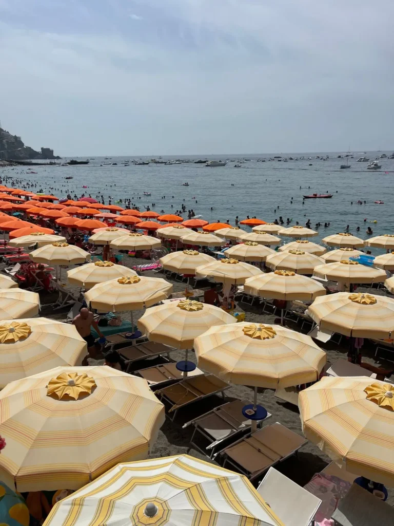 Beach, Maiori, Italy - July 2023