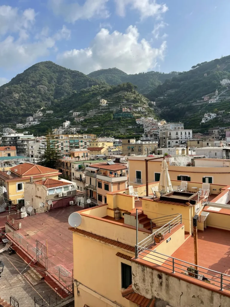 Houses, Minori, Italy - July 2023