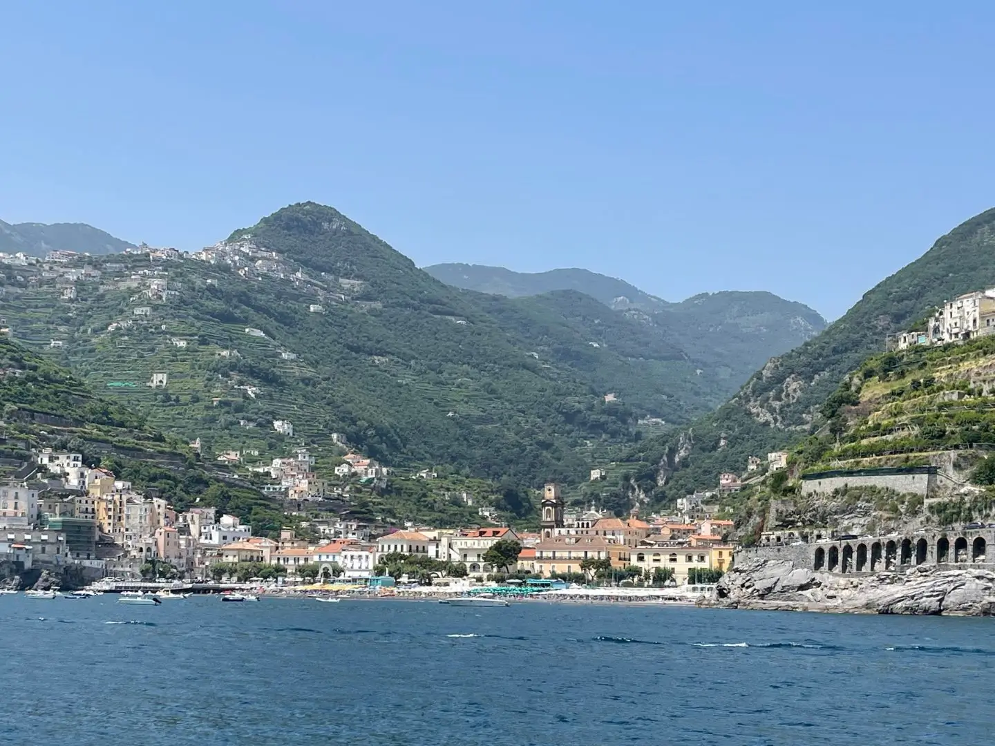 Town, Minori, Italy - July 2023