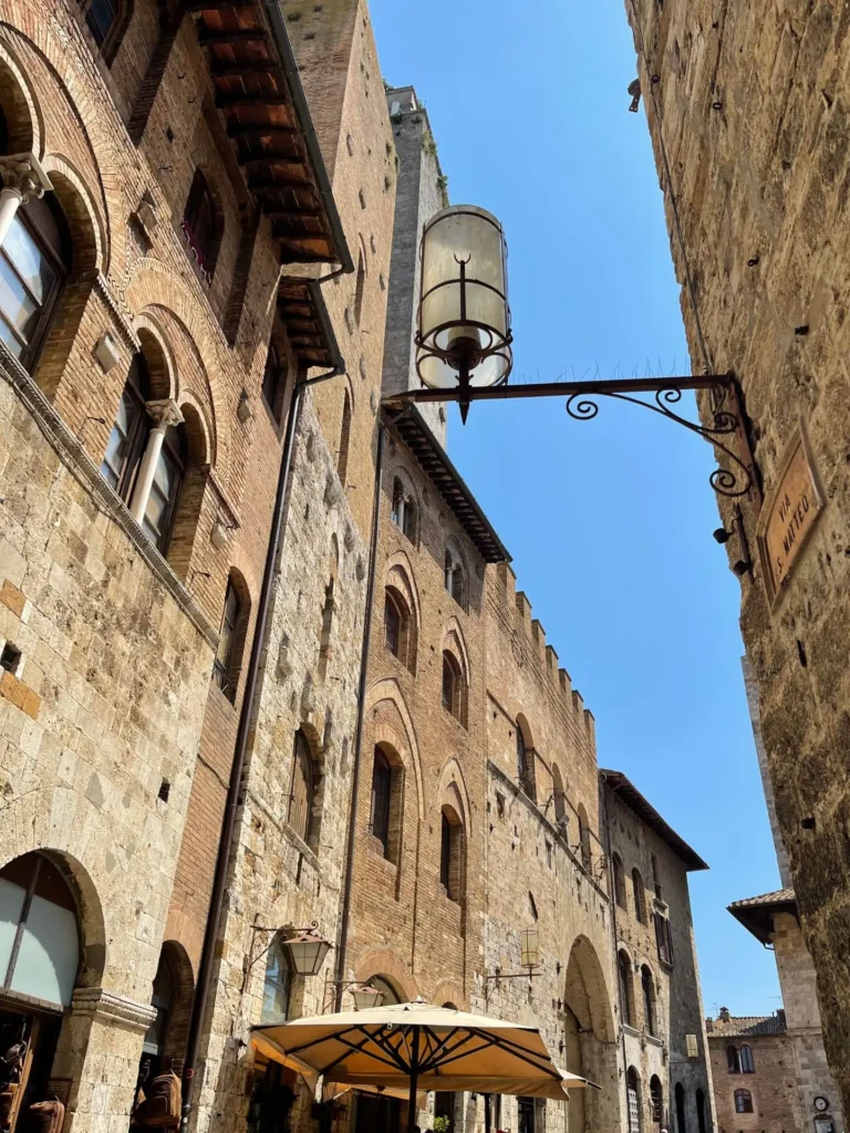Streets, San Gimignano, Italy - July 2023