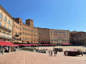 Campo Square, Siena, Italy - July 2023