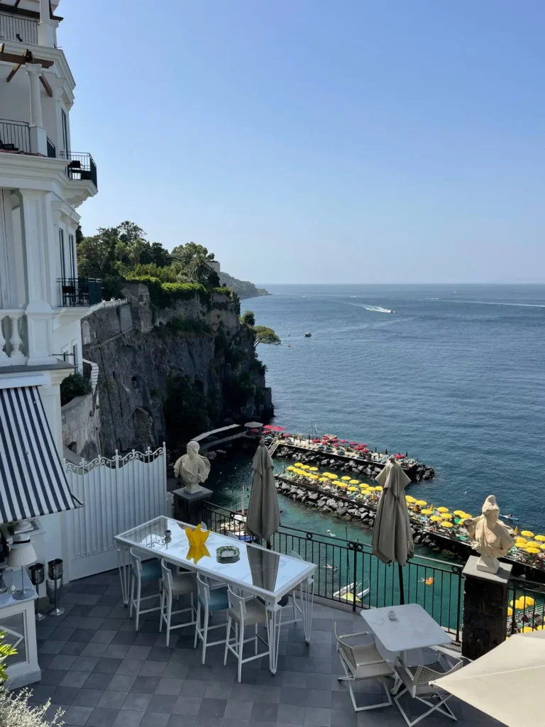 Beach, Sorrento, Italy - July 2023