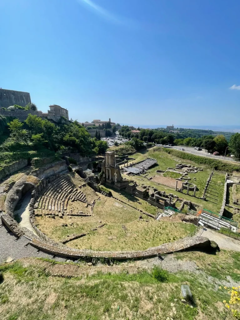Roman Theater, Volterra, Italy - July 2023