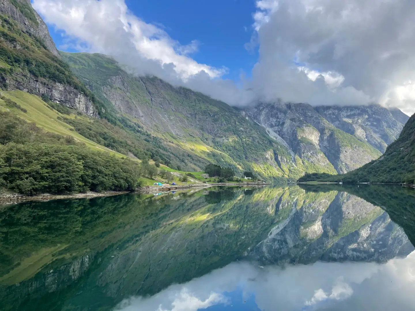 Fjord, Gudvangen, Norway - July 2025