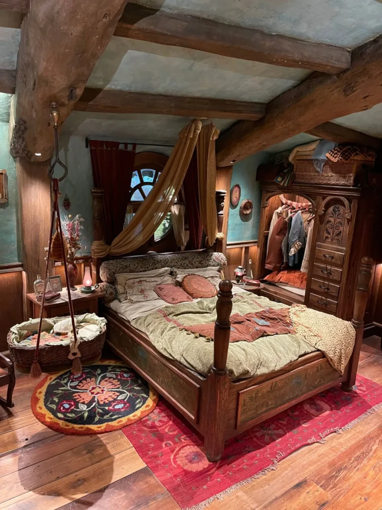 Bedroom, Hobbiton, New Zealand - March 2024