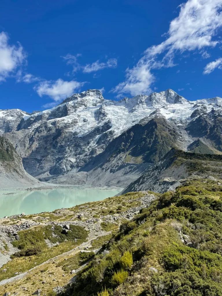 Mueller Lake, Mount Cook, New Zealand - March 2024