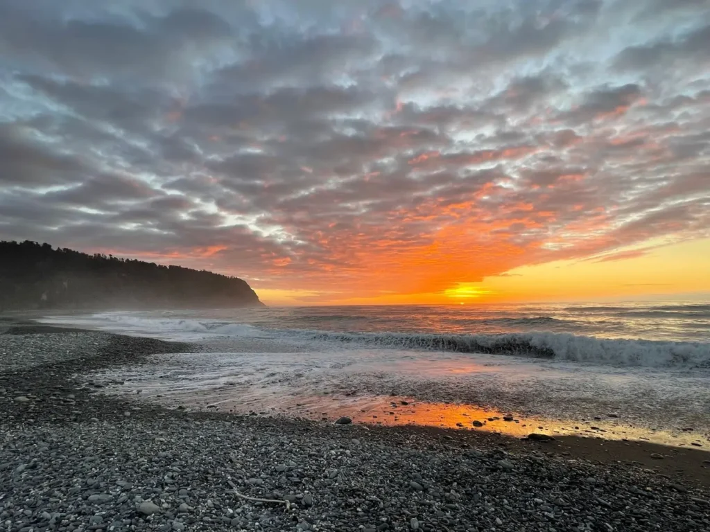 Beach, Okarito, New Zealand - March 2024