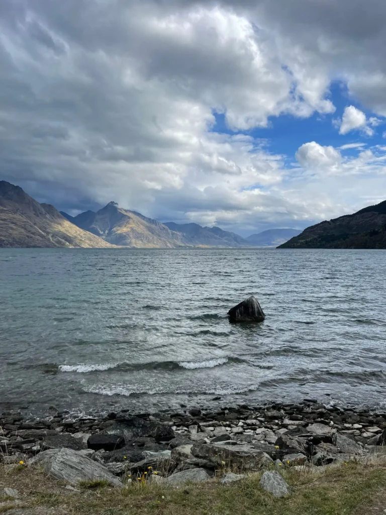 Lake Wakatipu, Queenstown, New Zealand - March 2024
