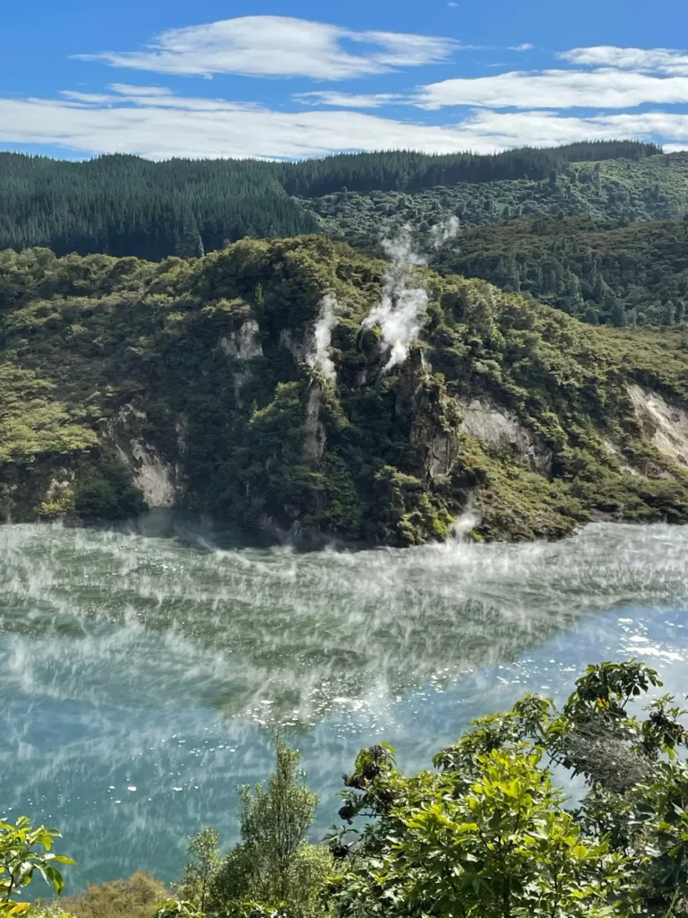 Inferno Crater, Rotorua, New Zealand - March 2024