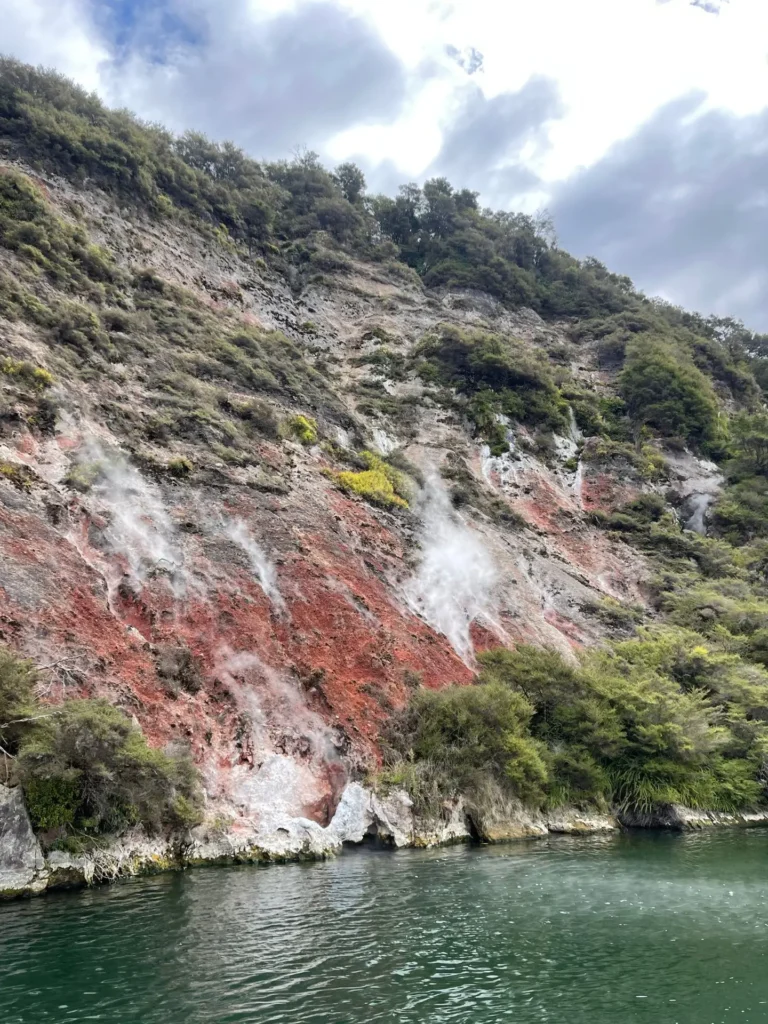 Lake Rotomahana, Rotorua, New Zealand - March 2024
