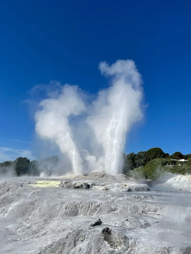 Pohutu Geyser, Rotorua, New Zealand - March 2024