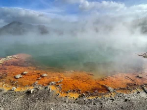 Waiotapu Thermal Wonderland, Rotorua, New Zealand - March 2024