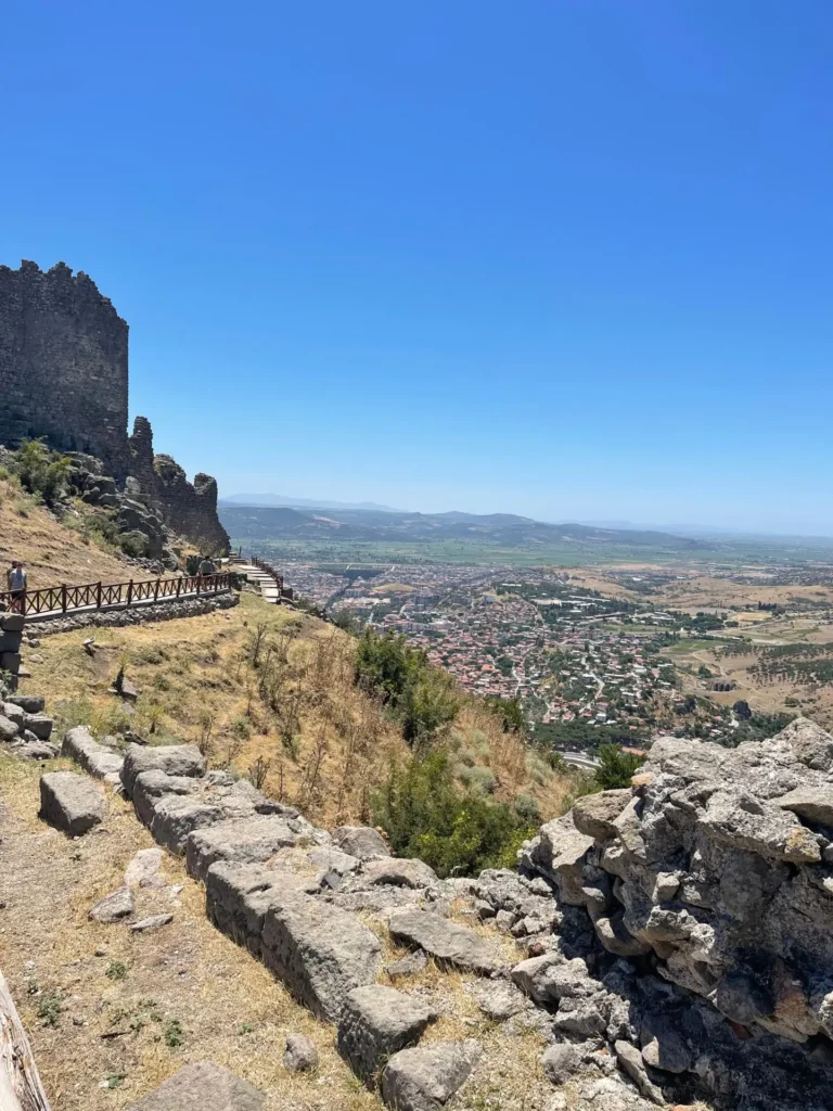 Town, Bergama, Turkey - July 2022