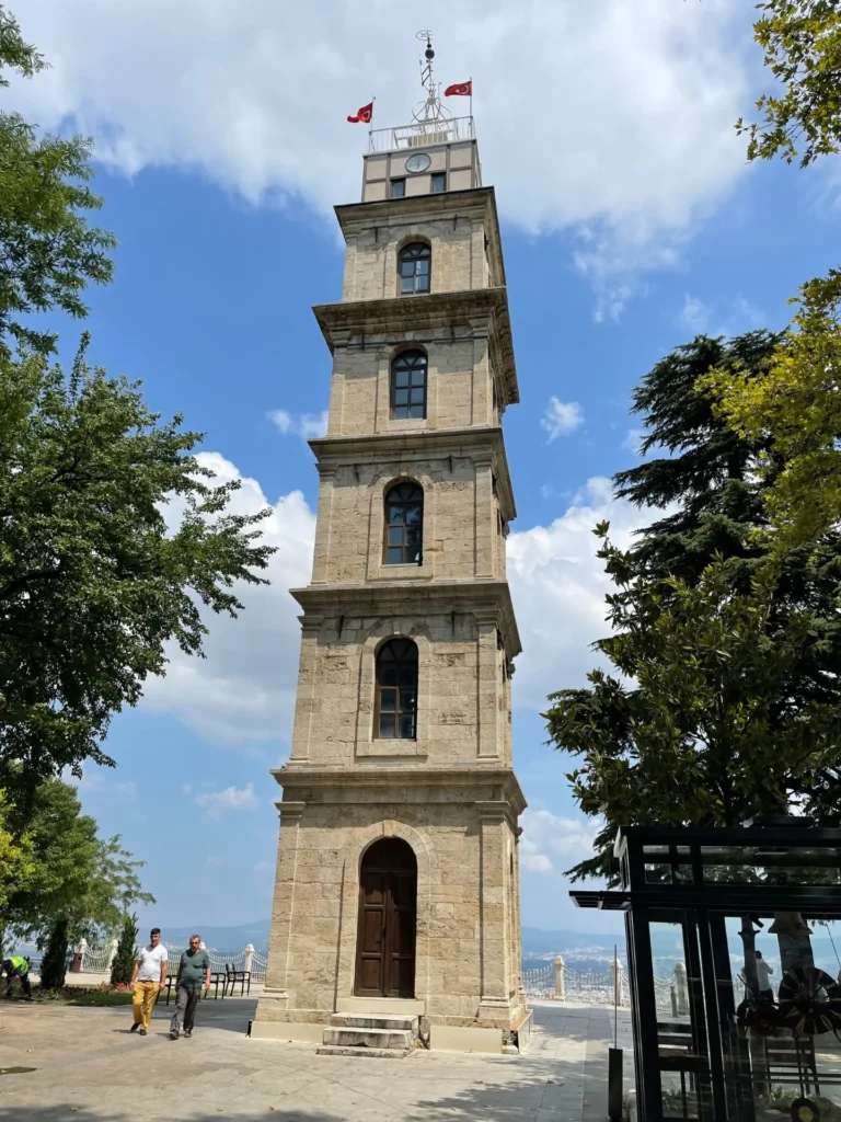 Tophane Clock Tower, Bursa, Turkey - July 2022
