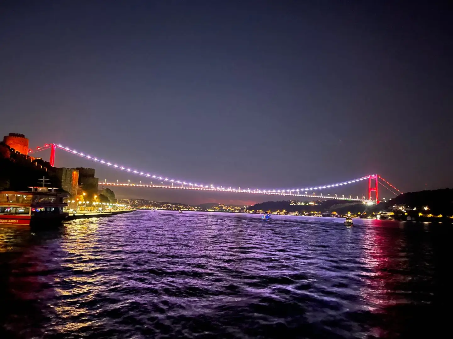 Fatih Sultan Mehmet Bridge, Istanbul, Turkey - July 2022