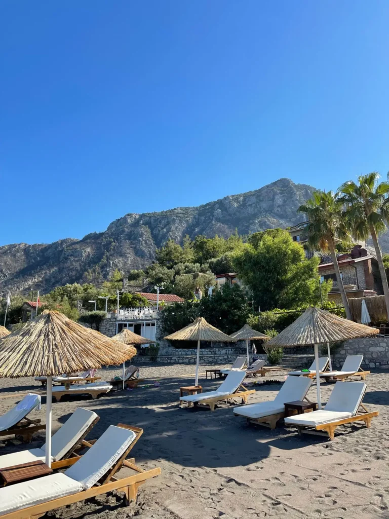 Beach, Kumlubuk, Turkey - July 2022