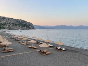 Beach, Kumlubuk, Turkey - July 2022