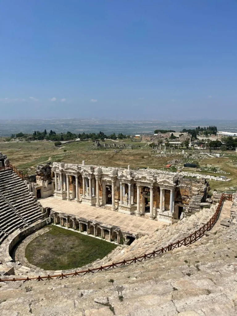 Hierapolis Ancient Theater, Pamukkale, Turkey - June 2023