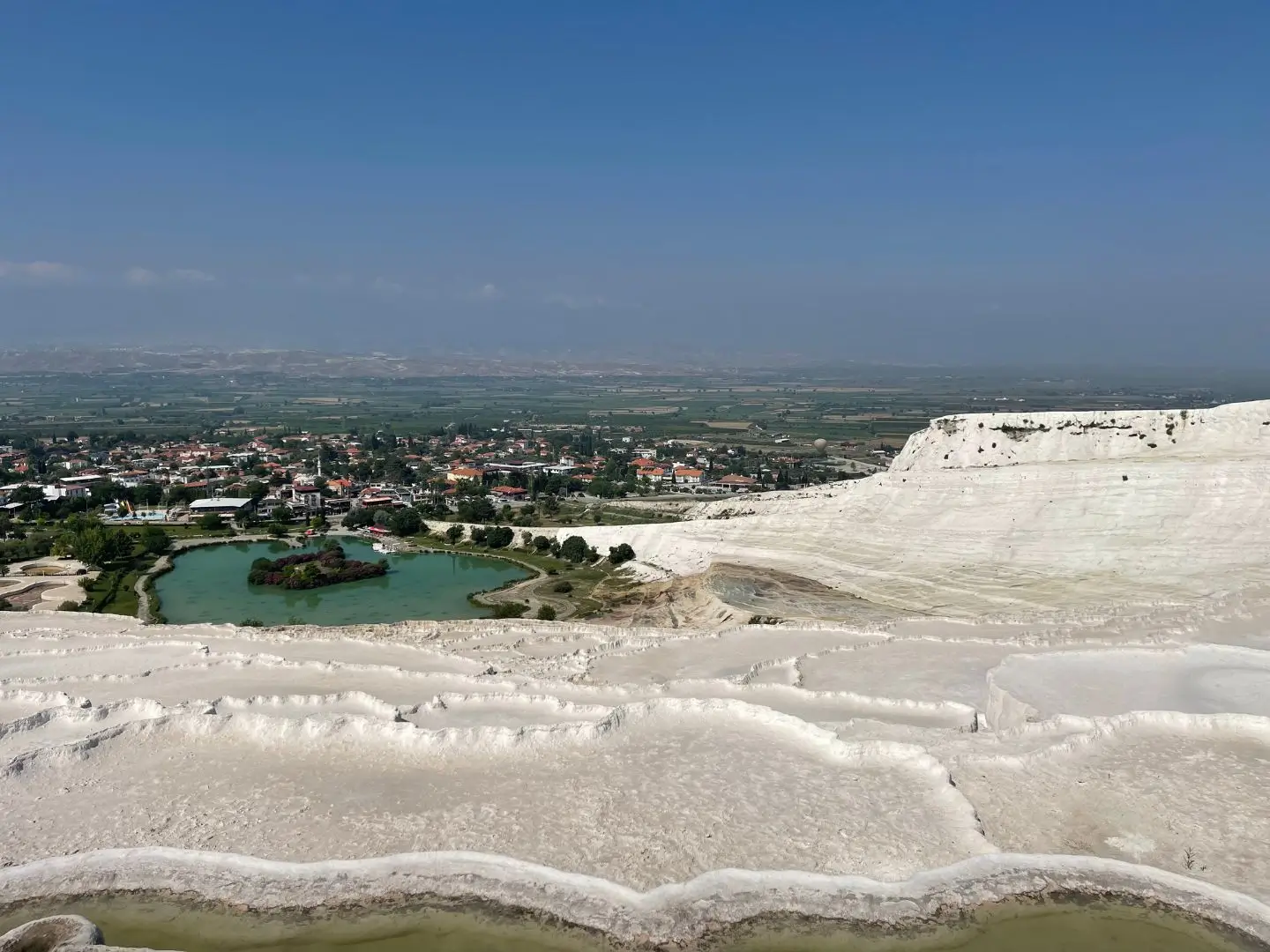 Travertines, Pamukkale, Turkey - June 2023