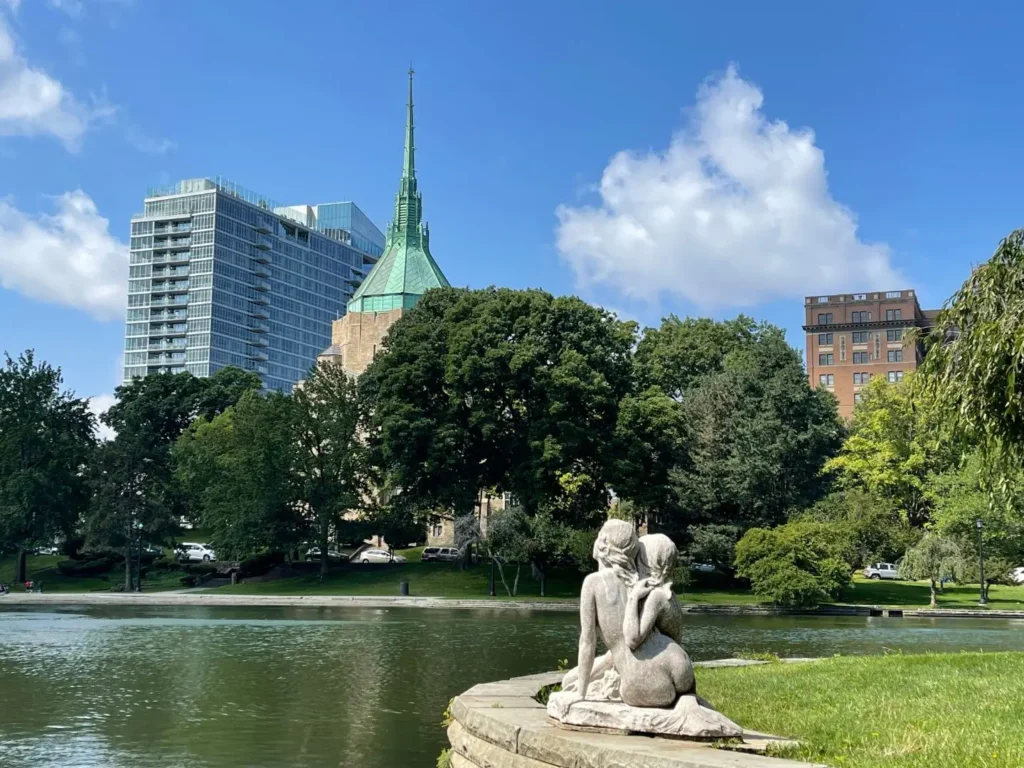 Wade Lagoon, Cleveland, United States - August 2023