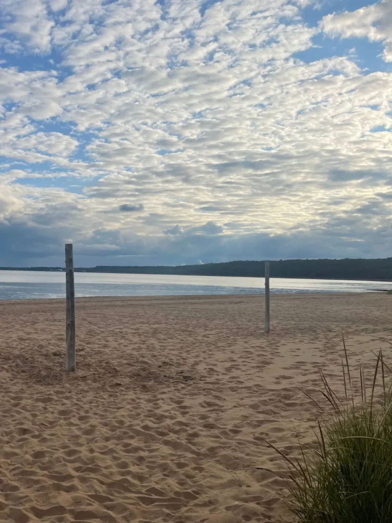Gladstone Beach, Michigan, United States - September 2023
