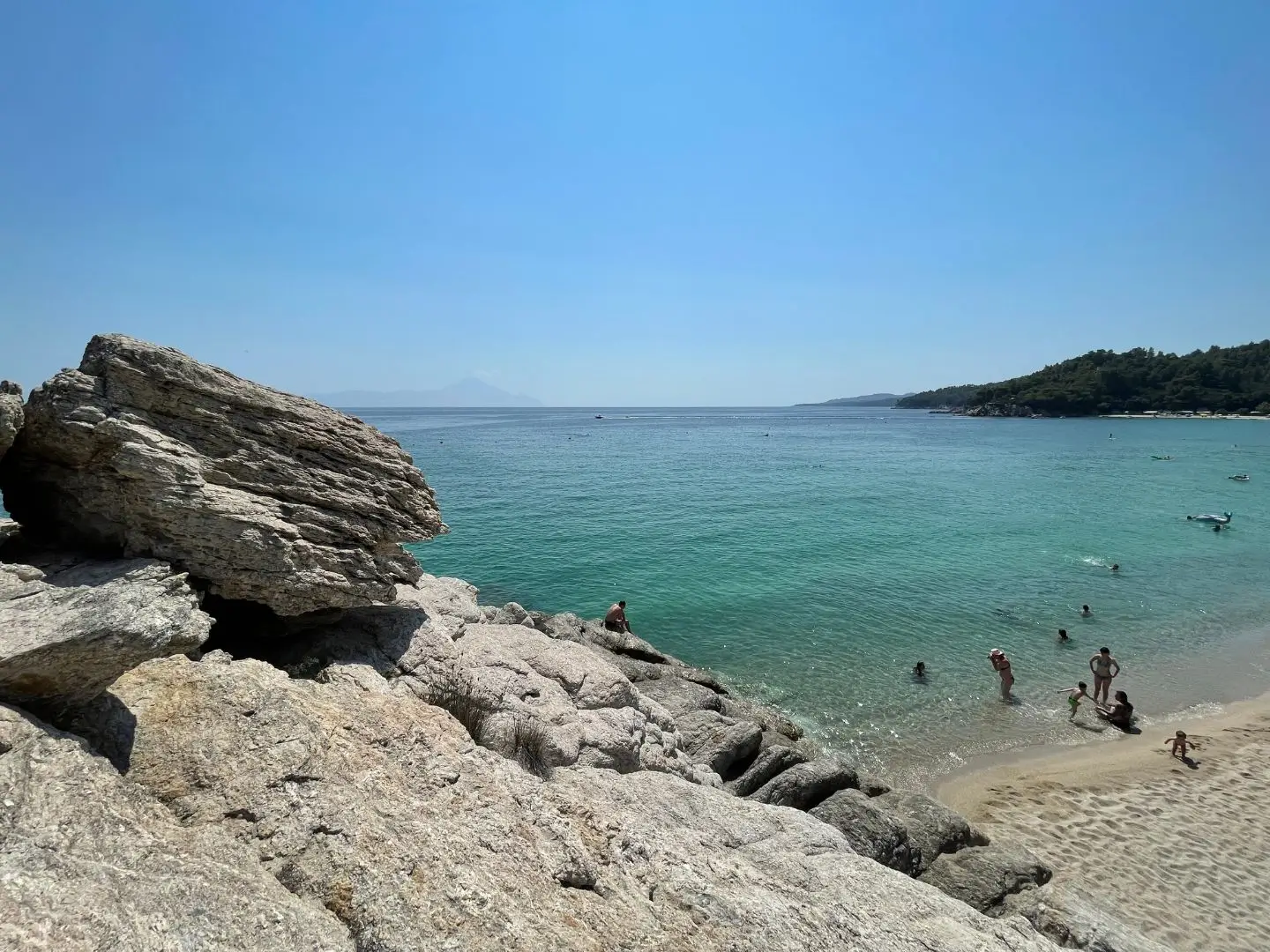 Beach, Armenistis, Greece - July 2021