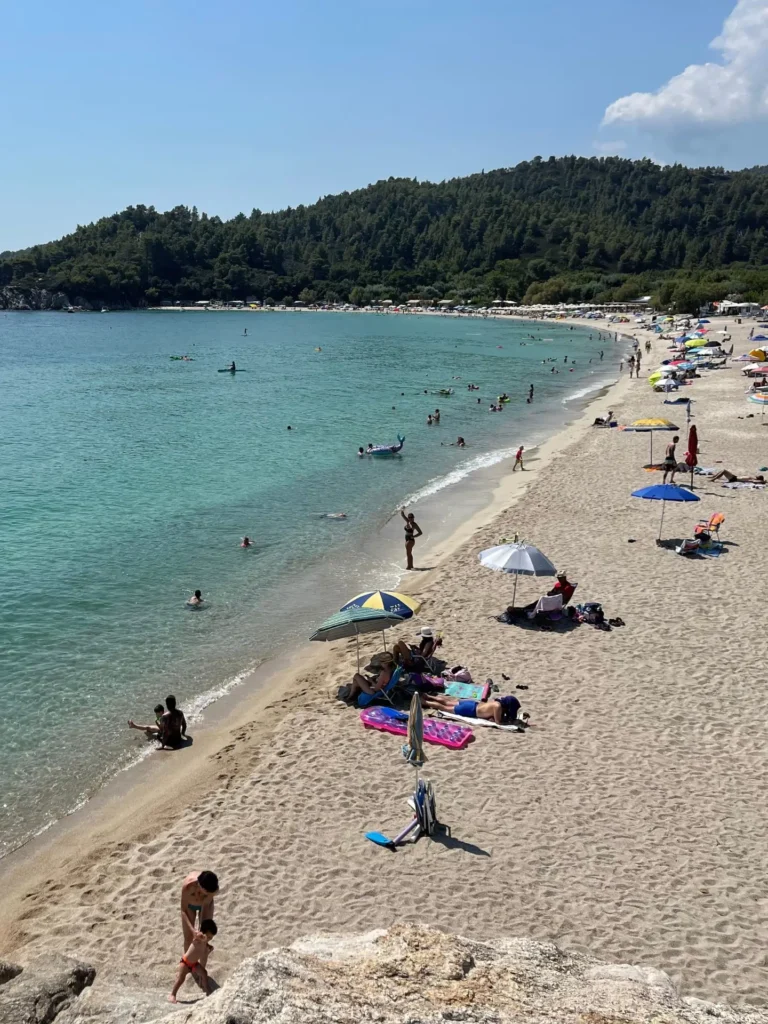 Beach, Armenistis, Greece - July 2021
