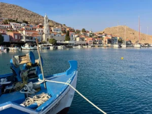 Harbor, Chalki, Greece - September 2025