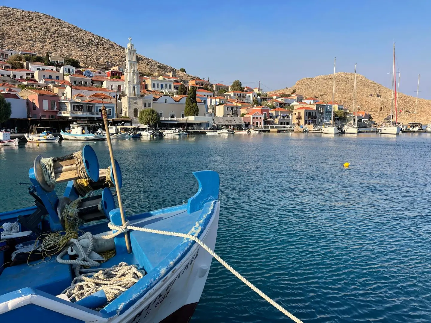 Harbor, Chalki, Greece - September 2025