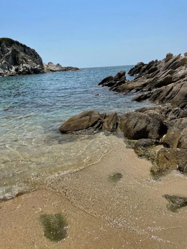 Beach, Kalamitsi, Greece - July 2021