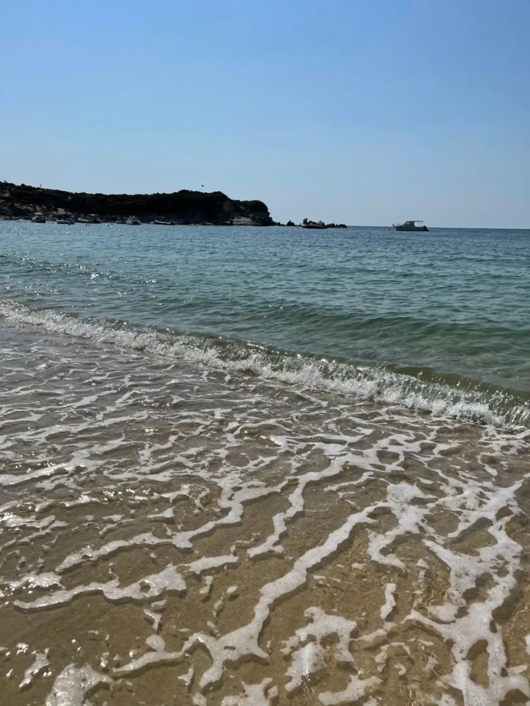 Beach, Kalamitsi, Greece - July 2021