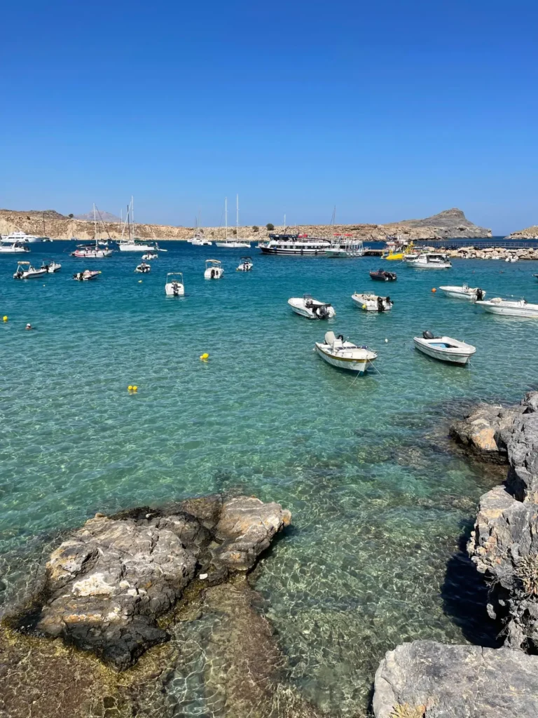 Sea, Lindos, Greece - September 2025