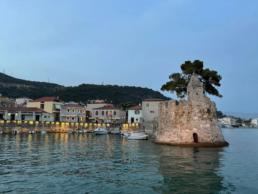 Venetian Port, Nafpaktos, Greece - June 2021