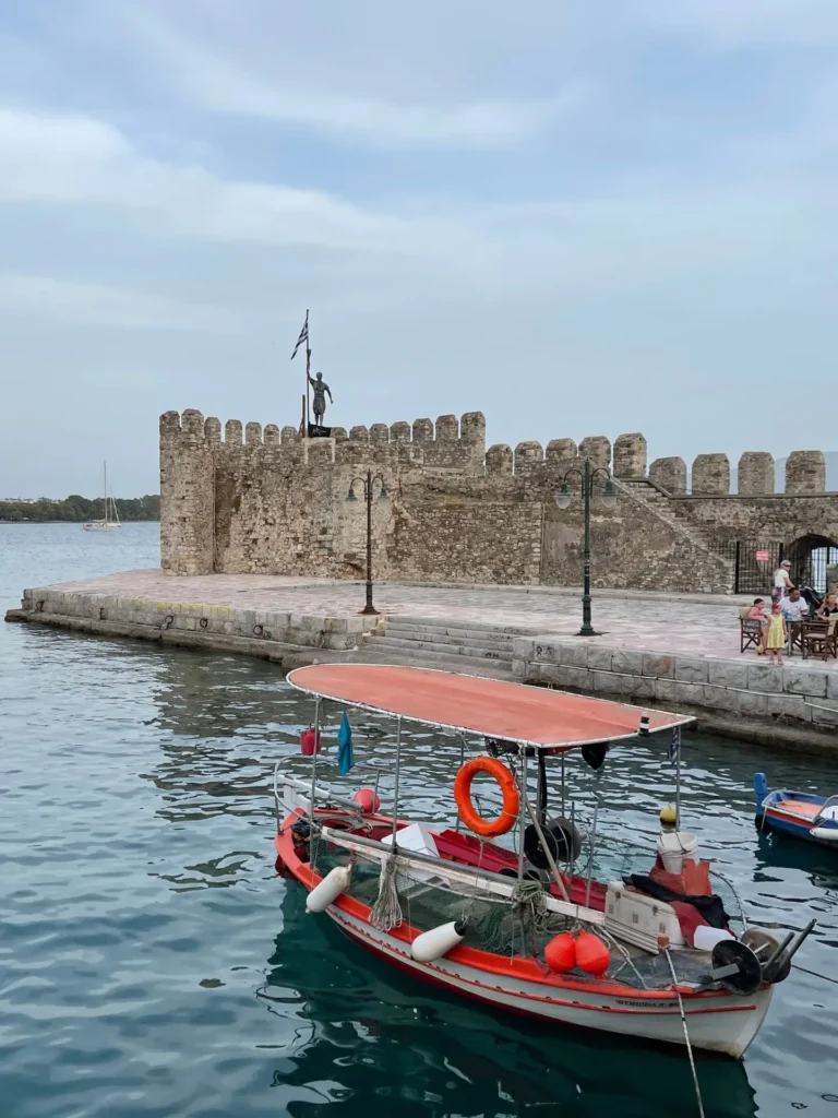 Venetian Port, Nafpaktos, Greece - June 2021