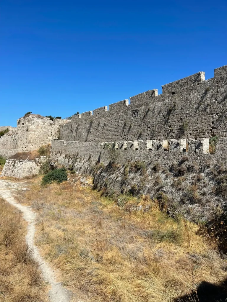 Walls, Rhodes, Greece - September 2025