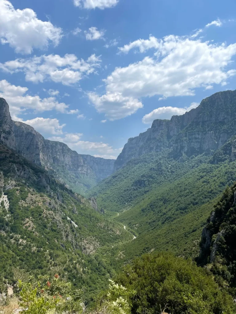 Vikos Gorge View Point, Vikos, Greece - July 2021