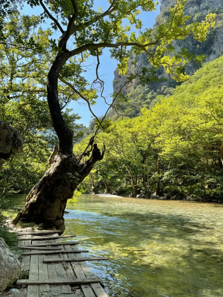 Voidomatis River Trail, Vikos, Greece - July 2021