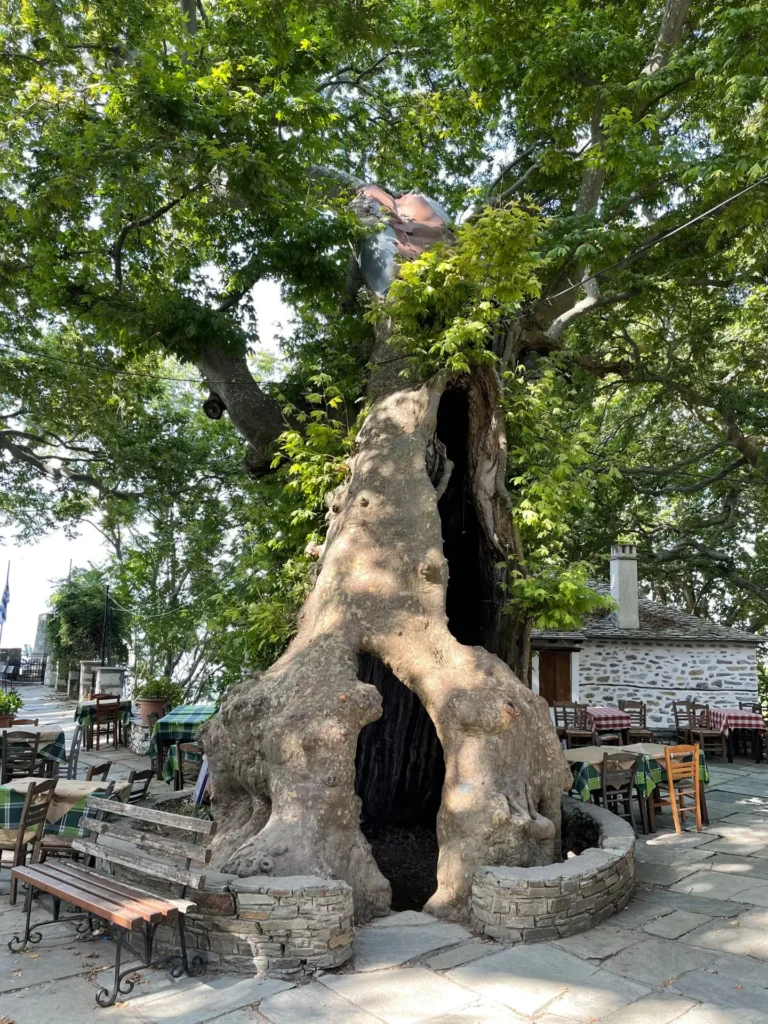 Makrinitsa, Volos, Greece - July 2021