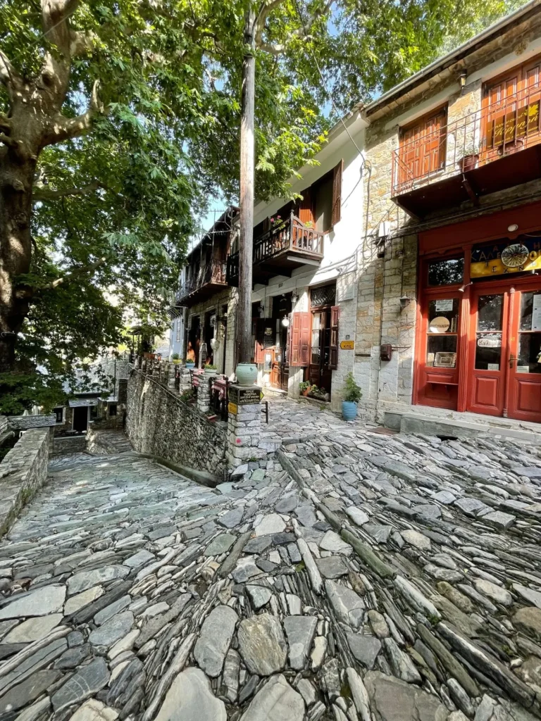 Makrinitsa, Volos, Greece - July 2021