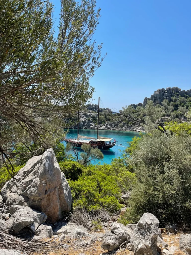 Gebe Cove, Datca, Turkey - June 2022