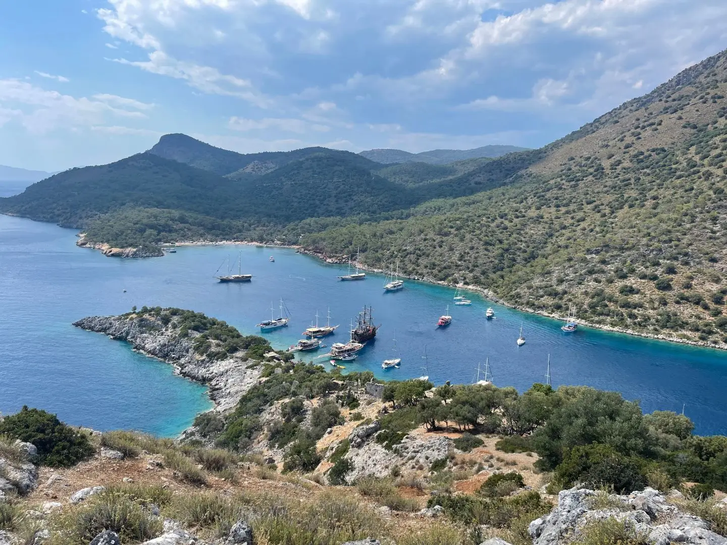 Gemiler Island, Datca, Turkey - June 2022