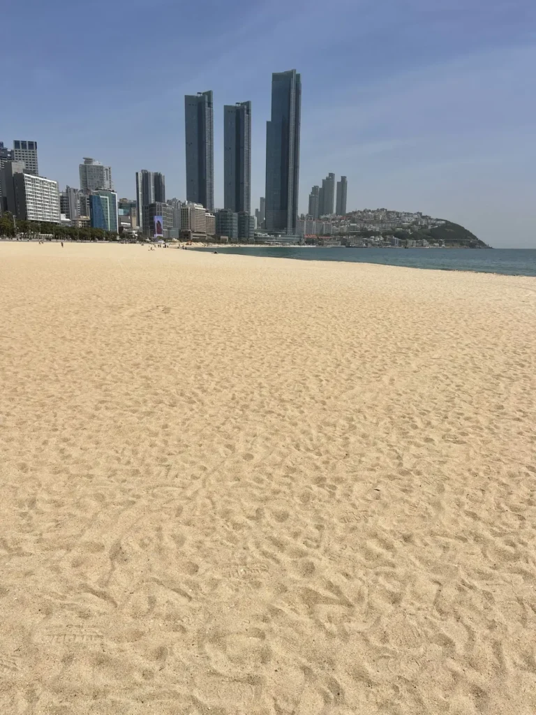 Haeundae Beach, Busan, South Korea - April 2026
